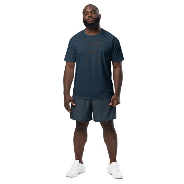 Zen As F Sports Jersey – Unisex Chill Vibes Athletic Shirt – Funny Mindfulness Jersey – Mental Health Activewear – Relaxed Zen Gym Top